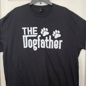 The Dogfather Men’s 2XL Black T-Shirt